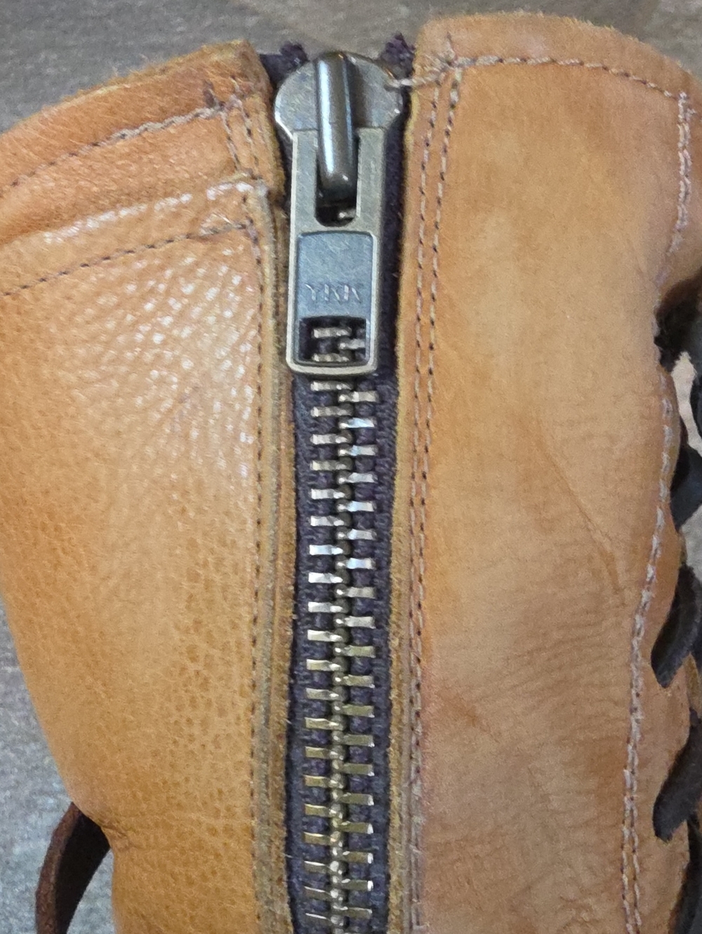 Freebird Cora Tan Leather Buckle Boots - Brown Strap Detail Size 8 - Picture 13 of 15